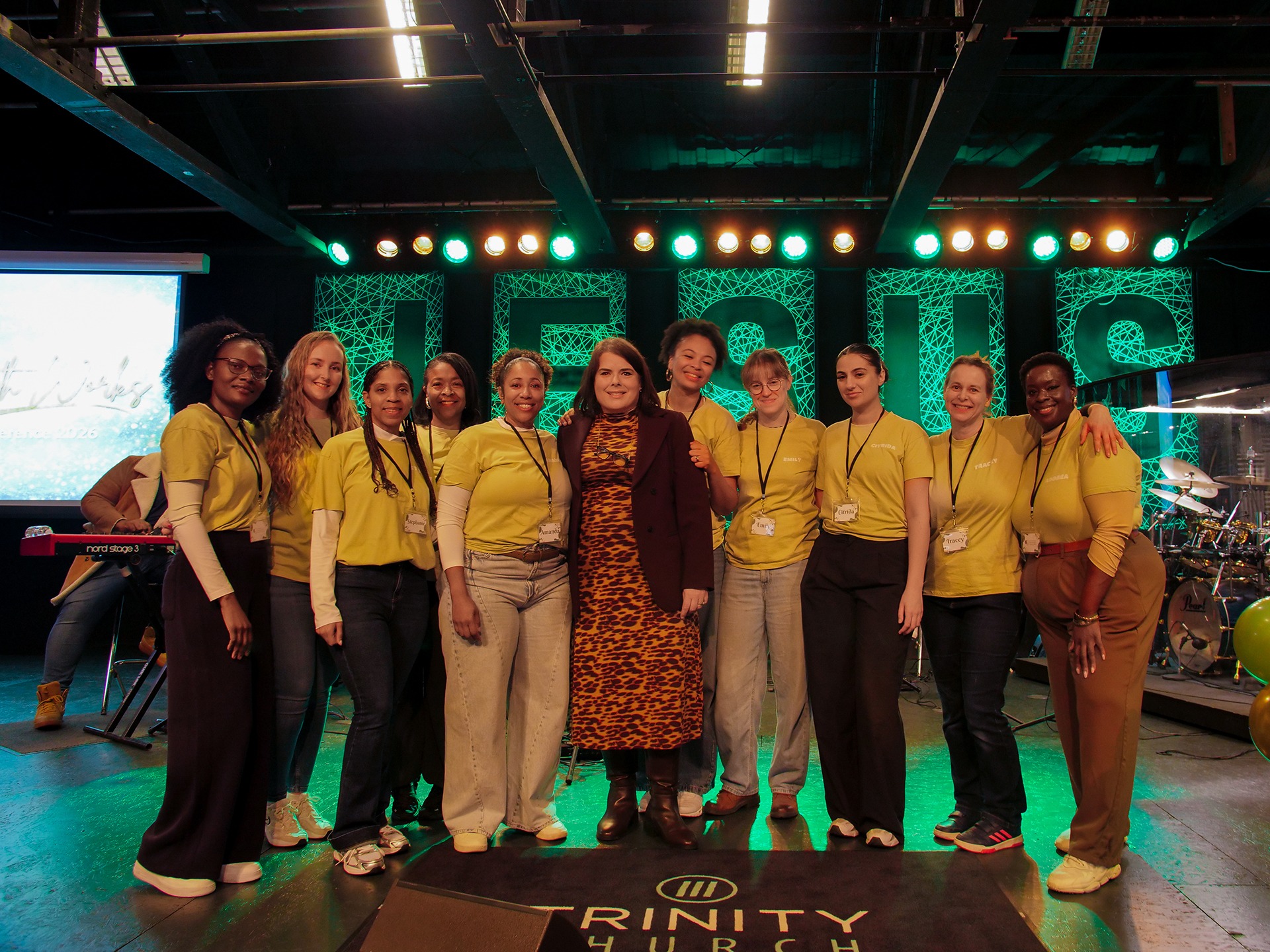 Pastor Helen with the Women's Ministry